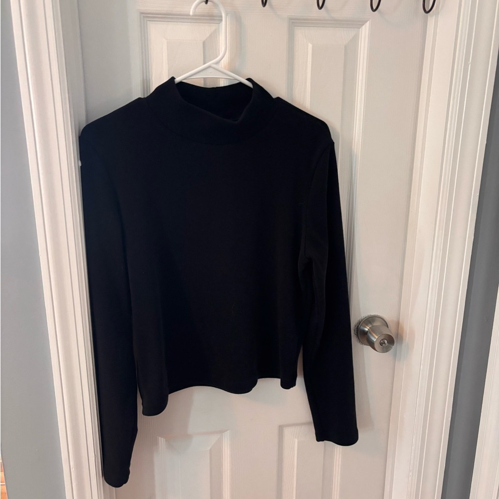 Classic Black Long Sleeve Top